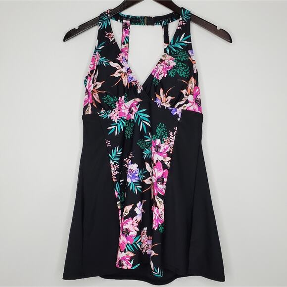 Island Escape Floral In Your Dreams Swimdress - Picture 1 of 4